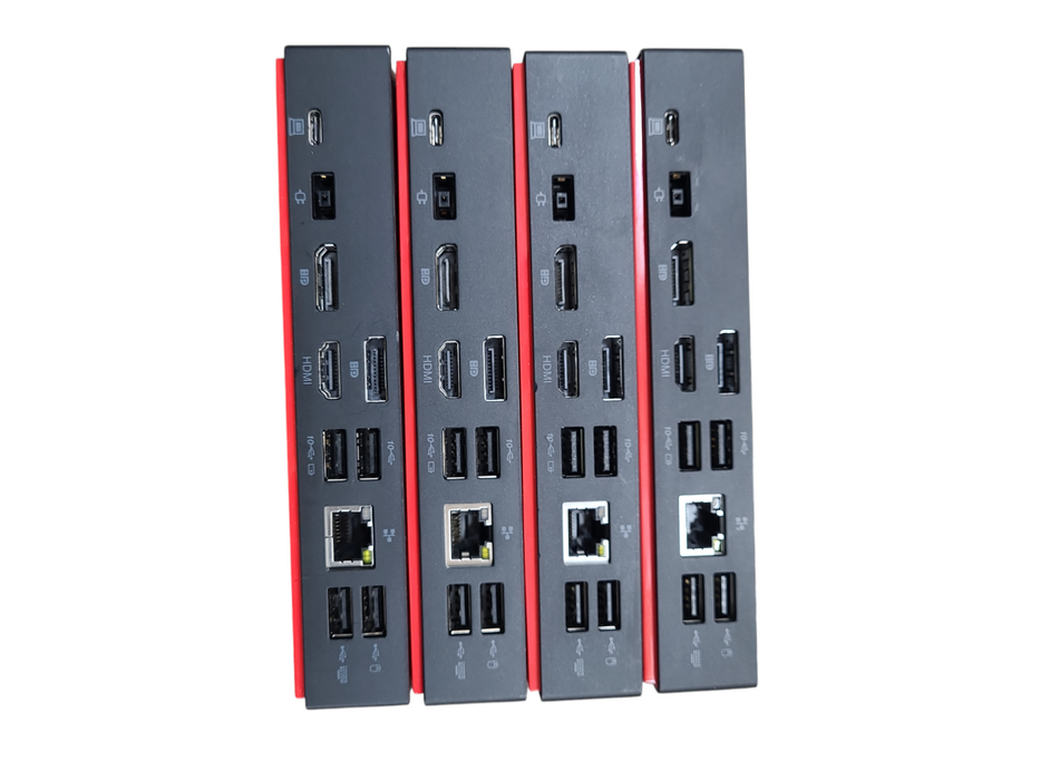 Lot of 4x Lenovo ThinkPad USB-C Dock Gen2 LDC-G2 40AS