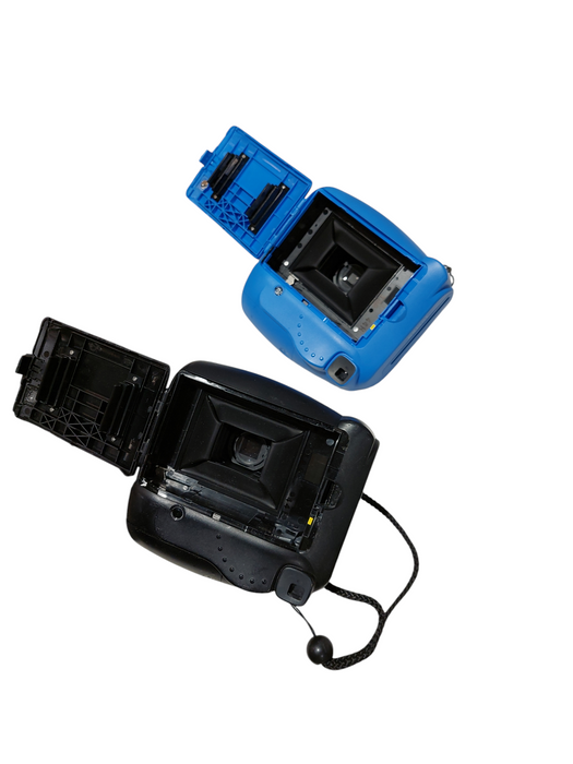 Bundle of 2 Instanx Mini 9 & 8 Cameras Blue & Black  =
