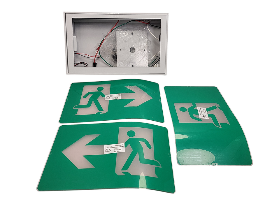 STANPRO RMXL1WH-IB1 EXIT SIGN OPEN BOX Q$