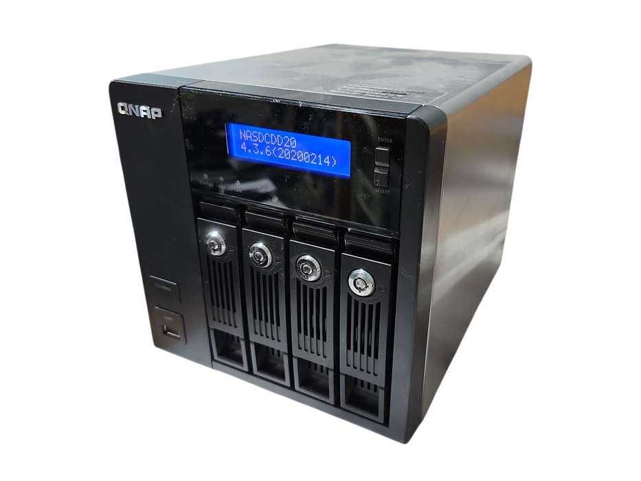 QNAP TS-470Pro 4-Bays NAS w/ 2x 4TB & 2x 3TB HDDsd