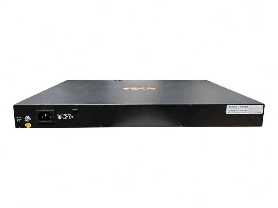 Aruba 2930F JL262A 48-port Gigabit PoE+ 370w 4x SFP Network Switch w/ Ears