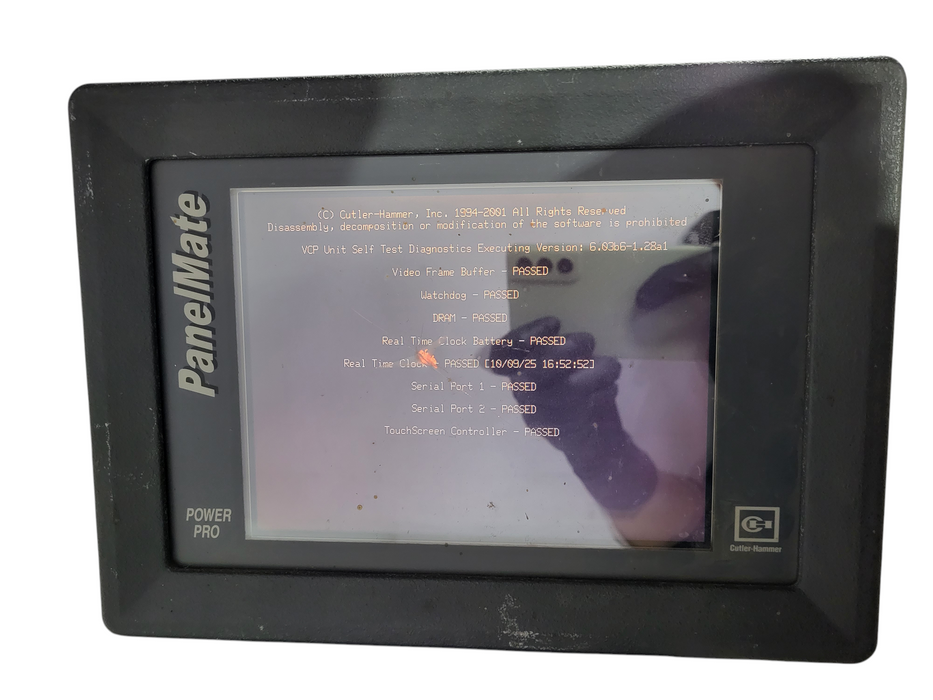 Cutler Hammer 1775T-PMPP-1700 PanelMate Power Pro Touchscreen HMI 7.7in 24V $