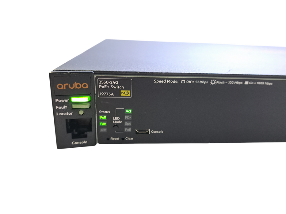 Aruba J9773A 2530-24G-PoE+ | 24 Port Gigabit PoE+ w/ 4x SFP Switch
