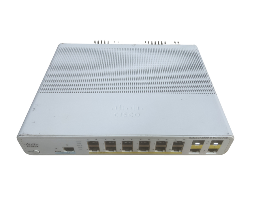 Cisco WS-C2960C-12PC-L | Silent 12-Port PoE Switch Q