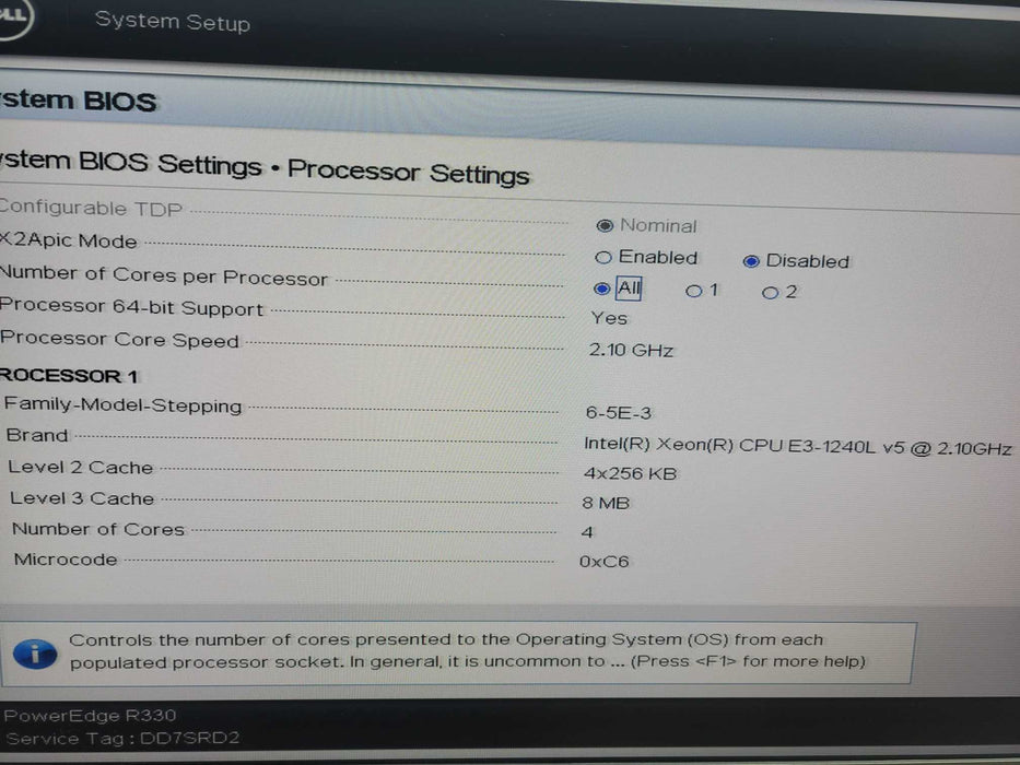 Dell PowerEdge R330 | Xeon E3-1240L v5 @2.10GHz, 16GB RAM H330 2.5"  !