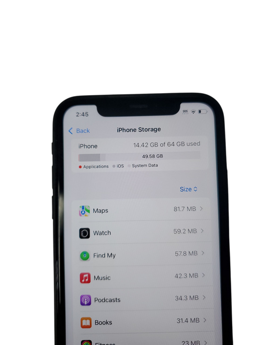 Apple iPhone 11 - 64GB - Black [A2111]