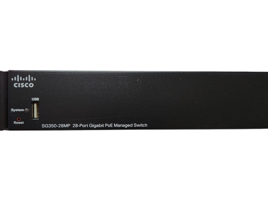 Cisco SG350-28MP-K9 V04, 28-Port Gigabit PoE Managed Switch, 4x SFP