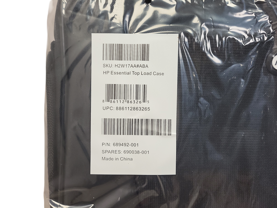 HP Essential Laptop Notebook Carring case Black 15.6" H2W17AA#ABA NEW Q$