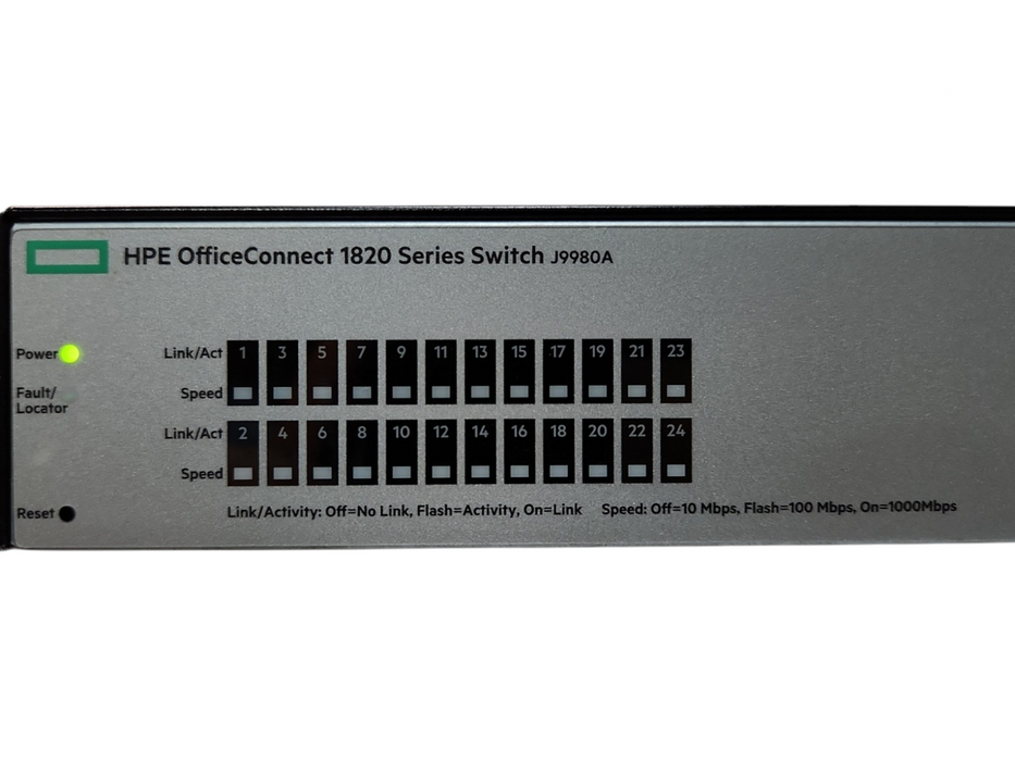 HPE OfficeConnect 1820-24G | 24-Port Gigabit Ethernet Switch | J9980A