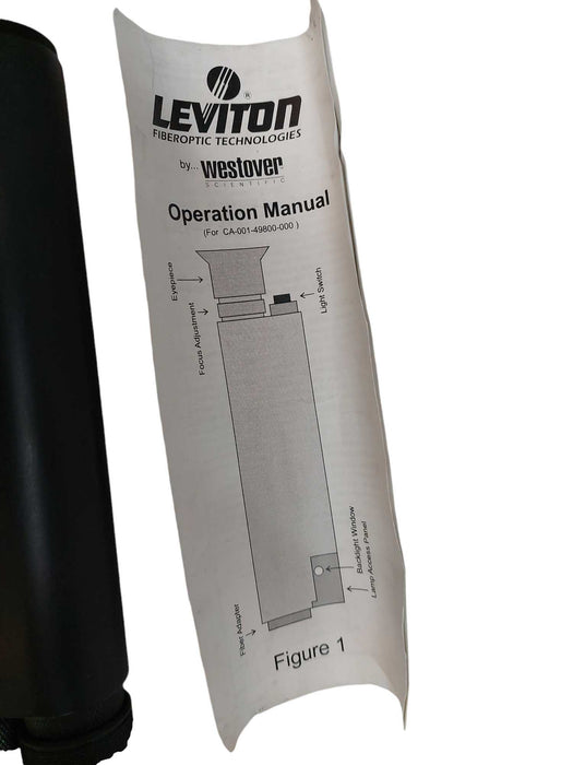 Leviton Fiber Microscope in a Bag with Manual  =