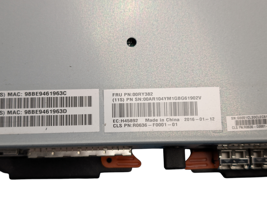 00RY382 IBM V3700 Node Canister Controller 6Gbps SAS Q-