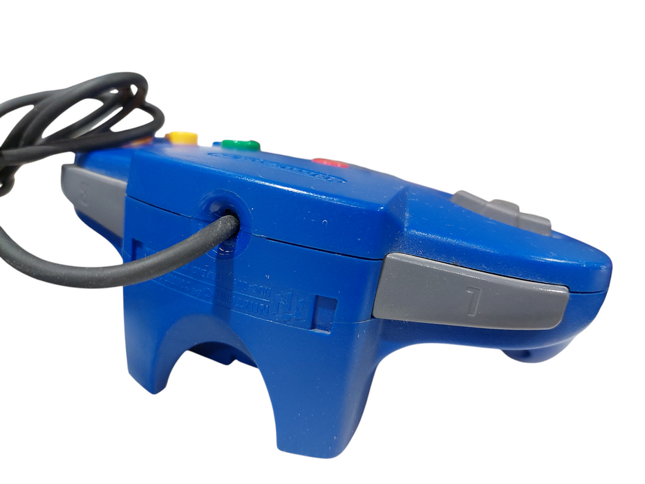 Bundle of 2 OEM Nintendo 64 Controller Blue & Grey Model: NUS-005 =