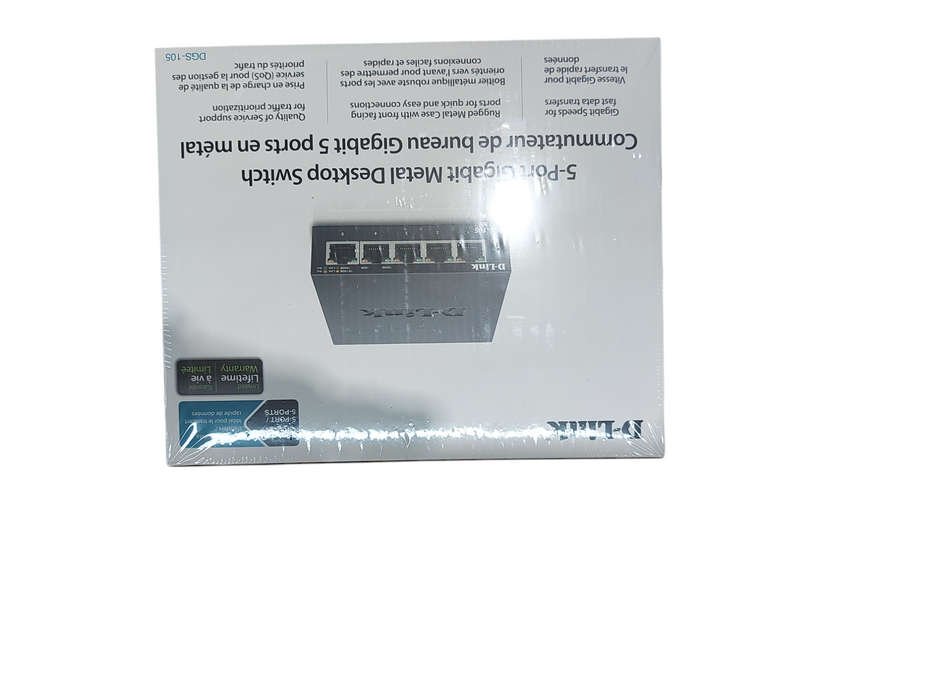 Lot 5x Lot D-Link Gigabit 5 Port Desktop Switch DGS-105 Ethernet