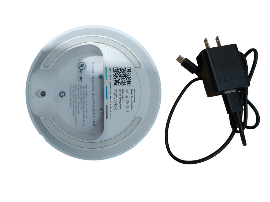 Lot 3x Google Wifi Model AC-1304 Whole Home Mesh Wi-Fi System