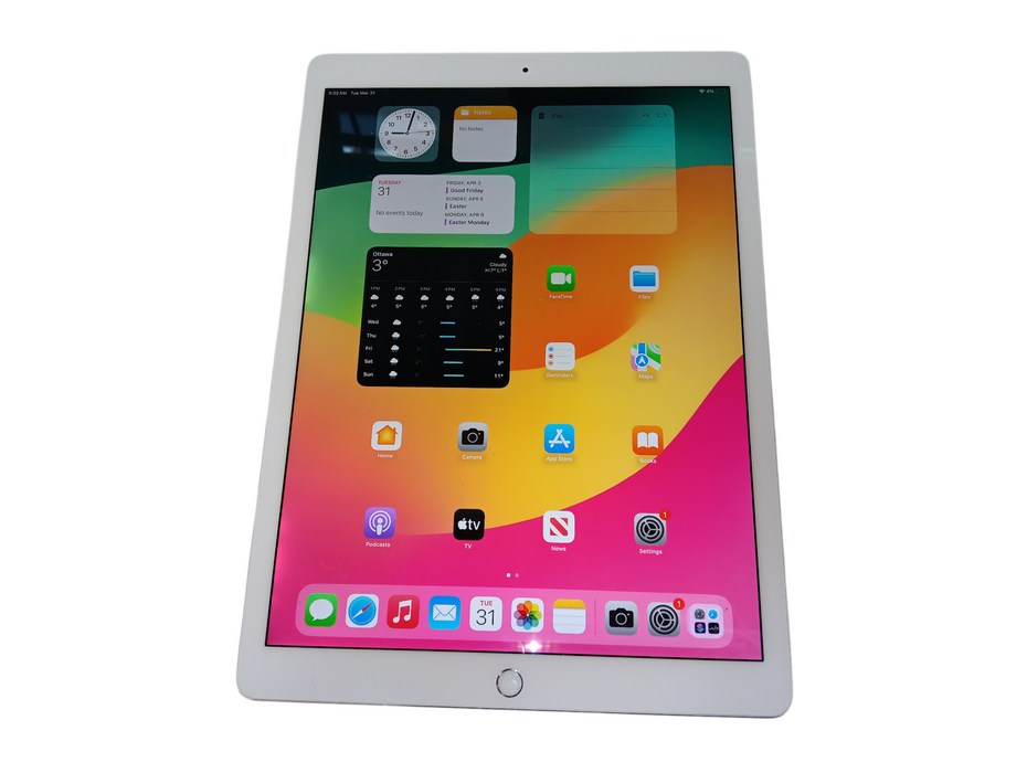 Apple iPad Pro 12.9" 2nd Gen - 64GB - Silver [A1671] WiFi/Cellular