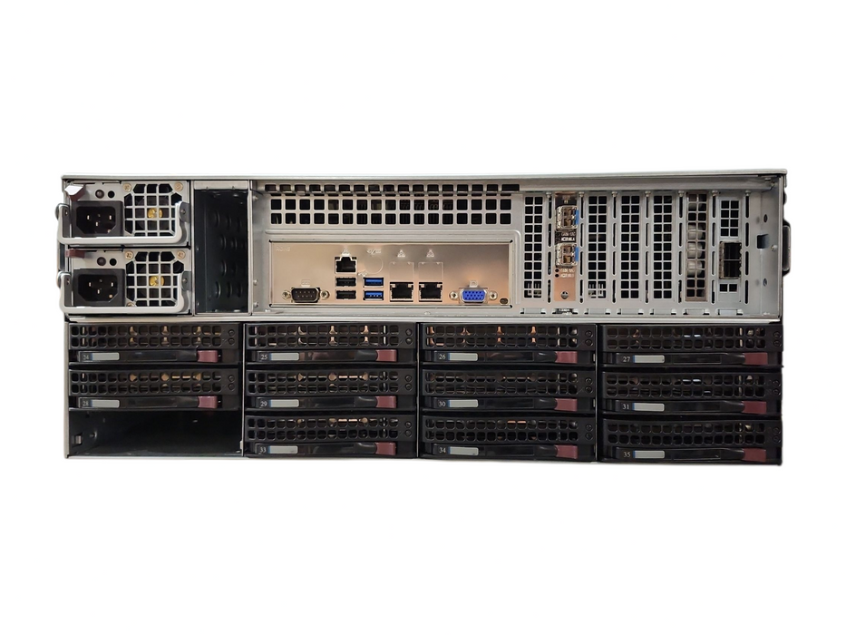 Supermicro CSE-847 4U 36x3.5" X10DRH-iT, 2x Xeon E5-2623v4, 128GB DDR4
