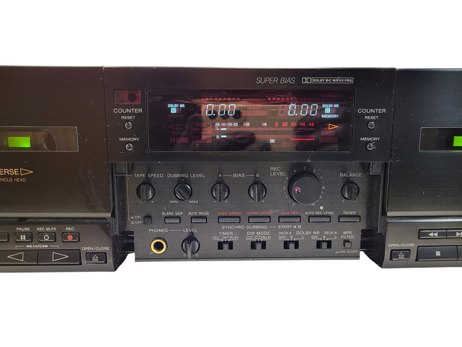 Sony TC-WR99ES Double Cassette Deck READ $