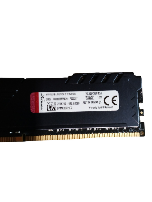 Kingston HyperX Fury HX426C16FB3/8 8GB DDR4-2666 Desktop Memory Q
