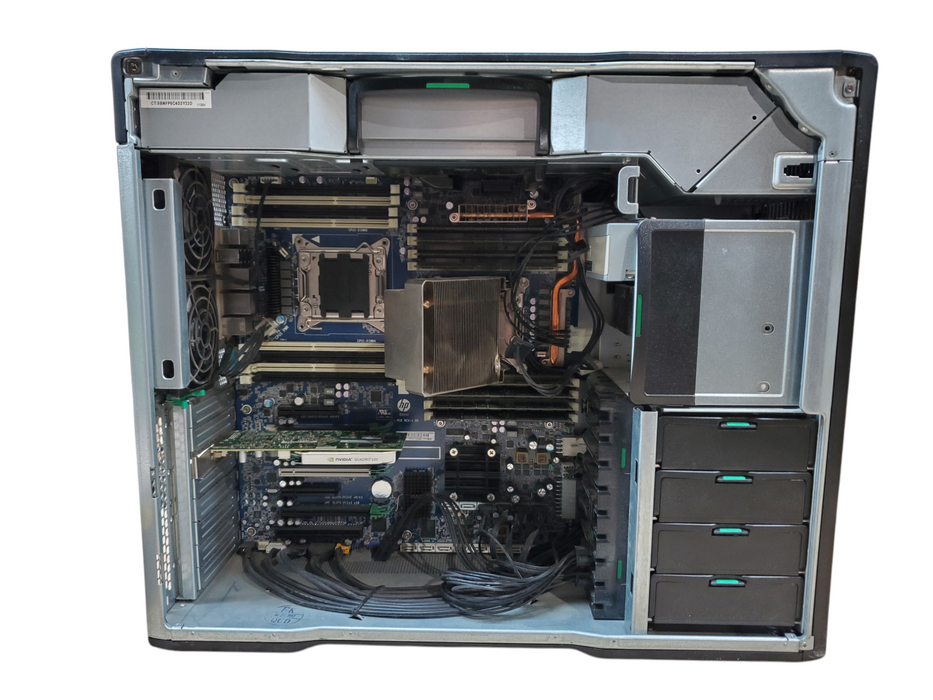 HP Z820 Workstation 1x Xeon E5-2690 128GB DDR3 Quadro 600 - No HDD