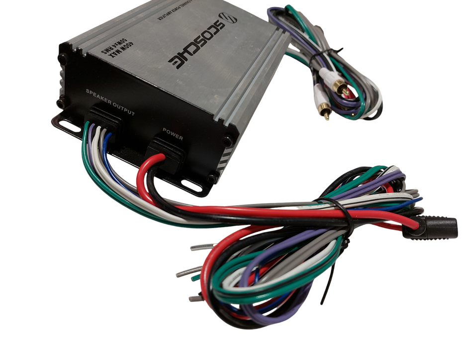 Scosche HDMA5041 4-Channel Power Amplifier =