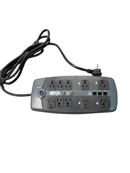Lot 4x - Tripp Lite 10-Outlet Surge Protector TLP1008TELTV 125V, 15A, 60Hz