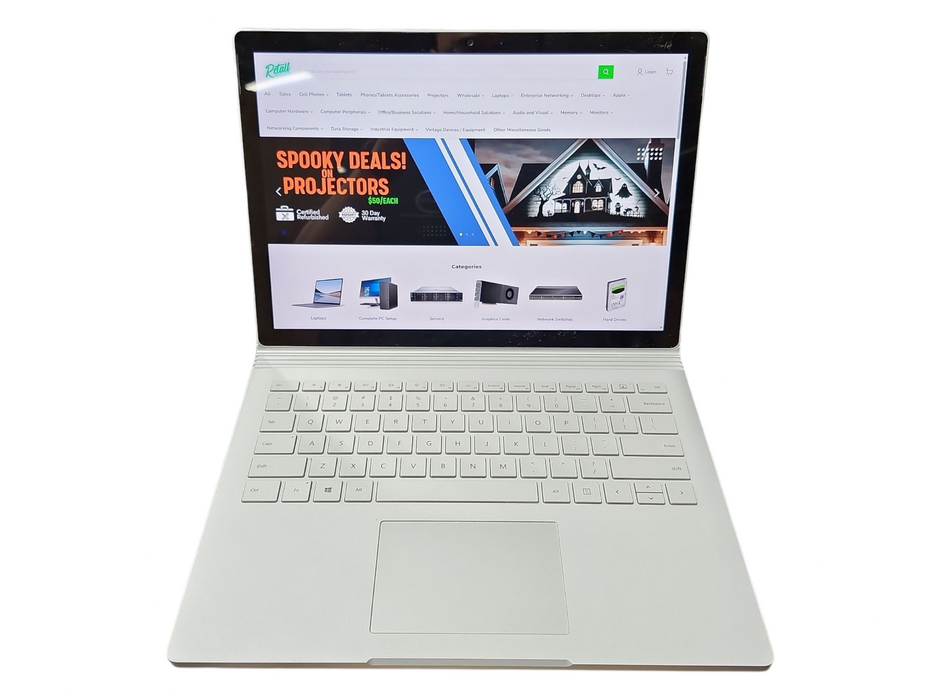 Microsoft Surface Book 2 i7-8650U 16GB RAM GTX 1050 512GB SSD  Lap200