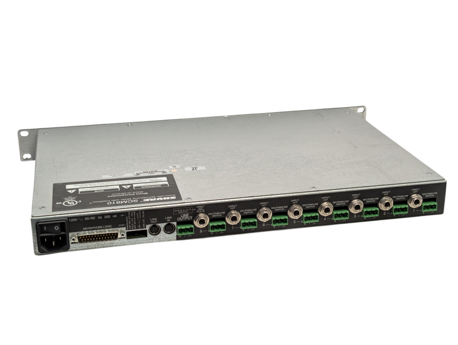 SHURE SCM810 8 Channel Automatic Microphone Mixer with Intellimix  -