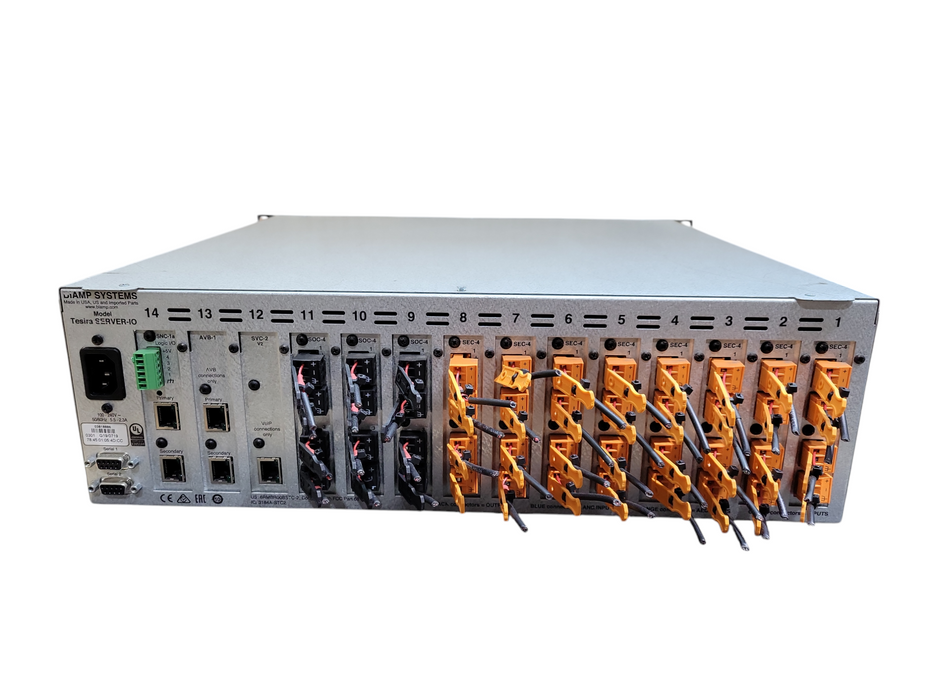 BIAMP TESIRA SERVER-IO Digital Audio Server READ !