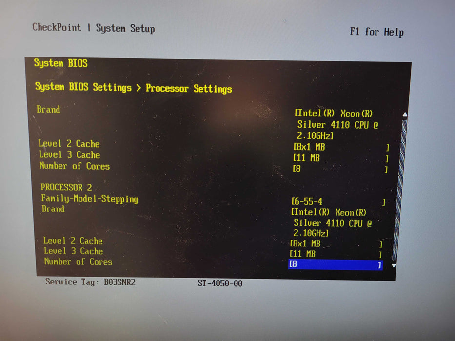 Check Point/Dell OEMR XL R640 2x Silver 4110 @ 2.1GHz 32GB RAM H730P Mini  $