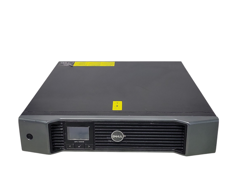 Dell UPS H919N 1000W RM 2U 120V 15A Output: 4x 5-15R,2x C13, No Battery, SEE _