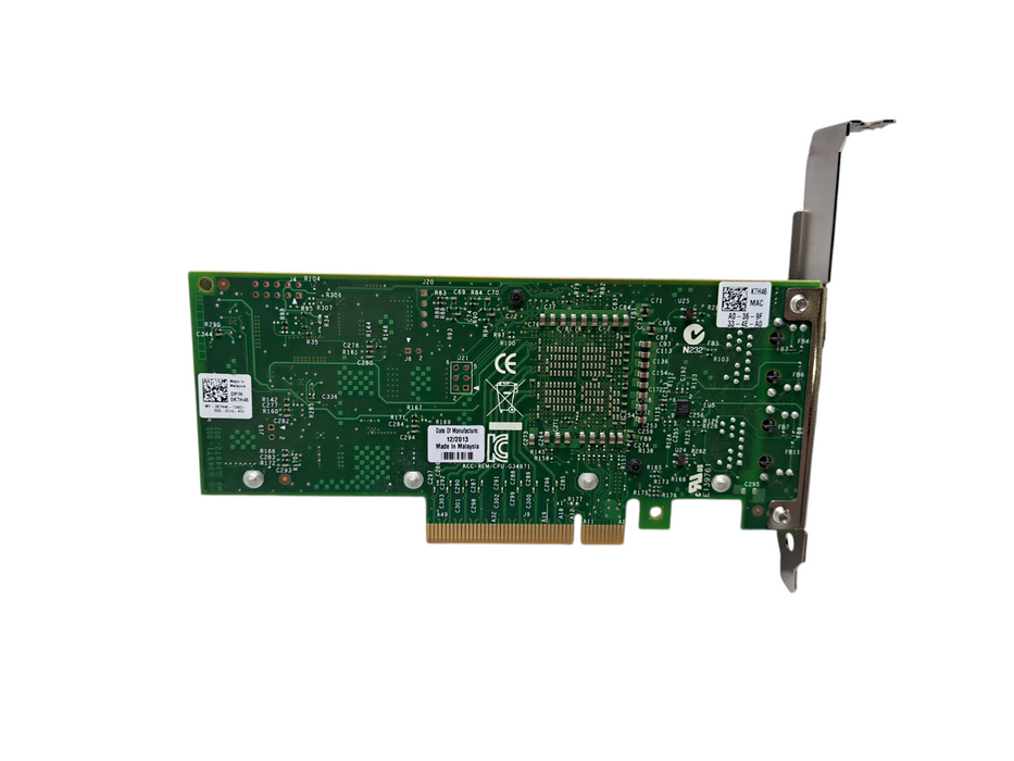 INTEL DELL X540-T2 CONVERGED Dual Port 10Gb Ethernet 0K7H46 Full-Bracket  Q