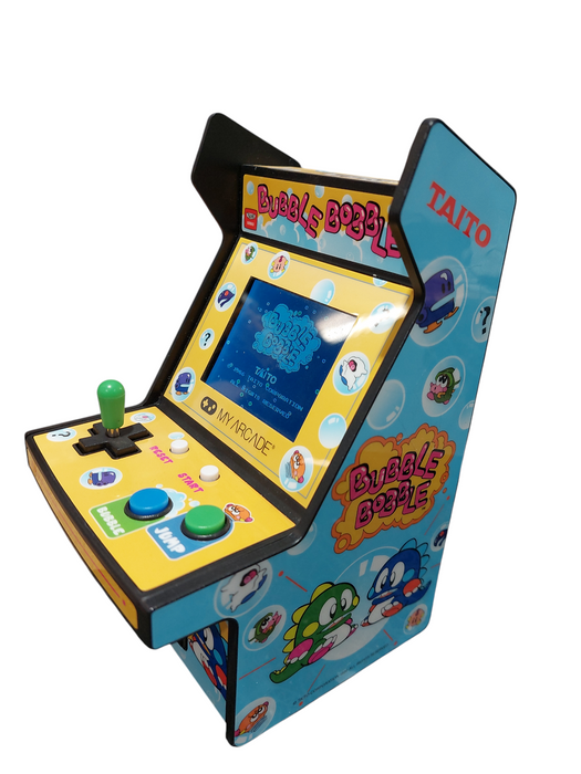 DreamGear My Arcade Mini Taito Arcade Stand Up Bubble Bobble 1986  =