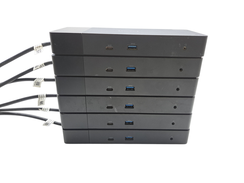 Lot of 6x Dell WD19 K20A USB-C Docking Station HDMI Dual DisplayPort LAN )