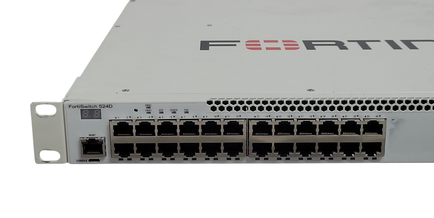Fortinet FortiSwitch FS-524D Network Switch 24xGE RJ45 port, READ _