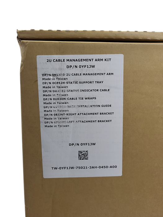 Brand New Open Box Dell 0YF1JW 2RU Cable Management Arm Kit $