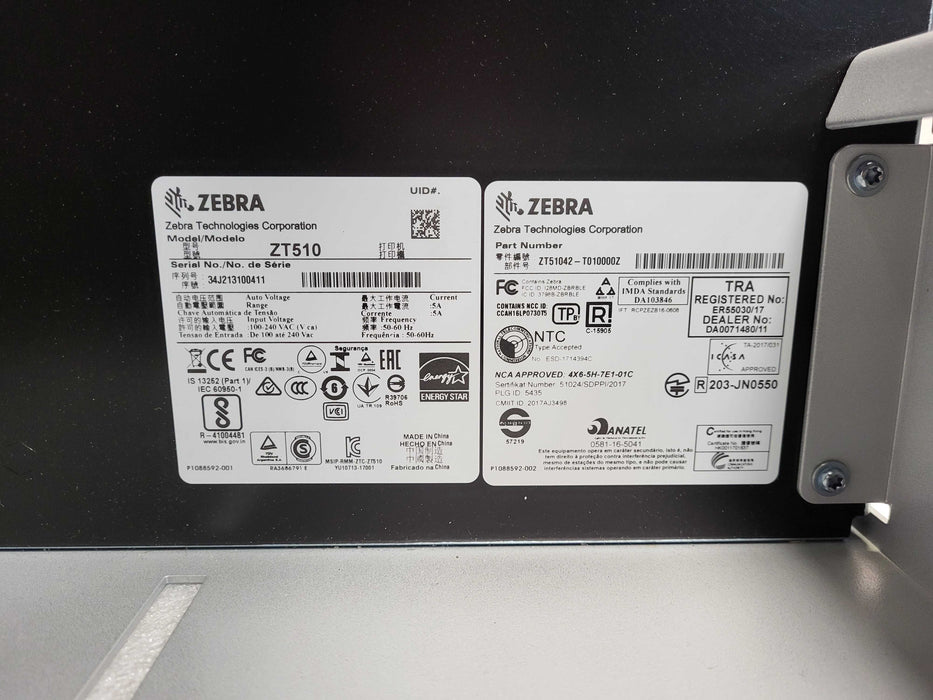 Zebra ZT510 Thermal Label Printer T51042-T010000Z $