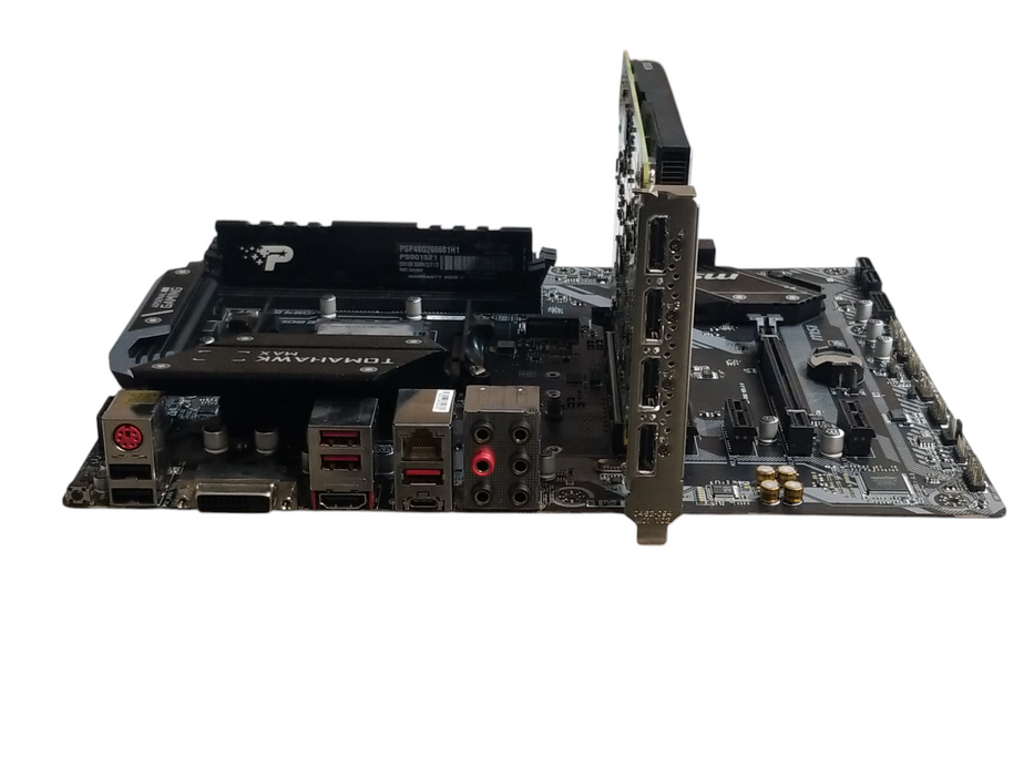 MSI B450 TOMAHAWK MAX II Gaming, with AMD Ryzen 5 Pro 3600 - 8 GB RAM