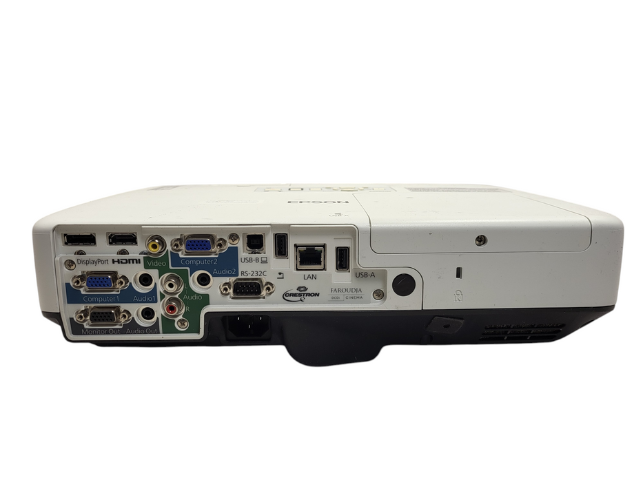 Epson PowerLite 1945W H471A LCD Projector HDMI DisplayPort 3LCD WXGA 1399h $