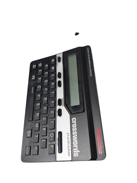 VintageFranklinComputer Spell Master SA-103 & Crossword Puzzle Solver CW-50 =
