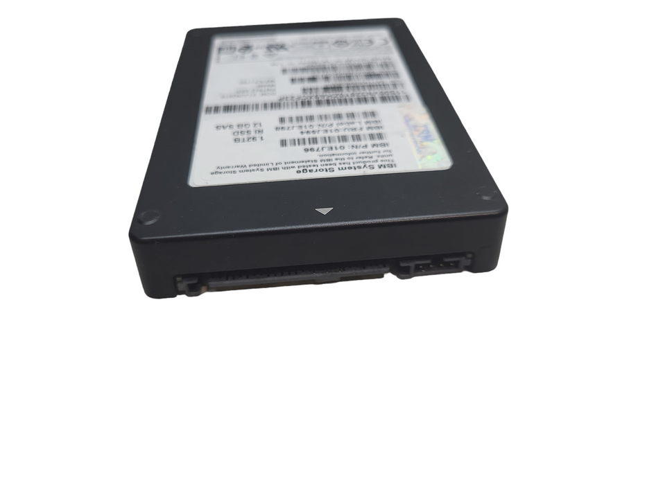 1.6TB SAS SSD 2.5"IBM P01EJ796  MZILT1T9HAJQ-000M3 100% Health &