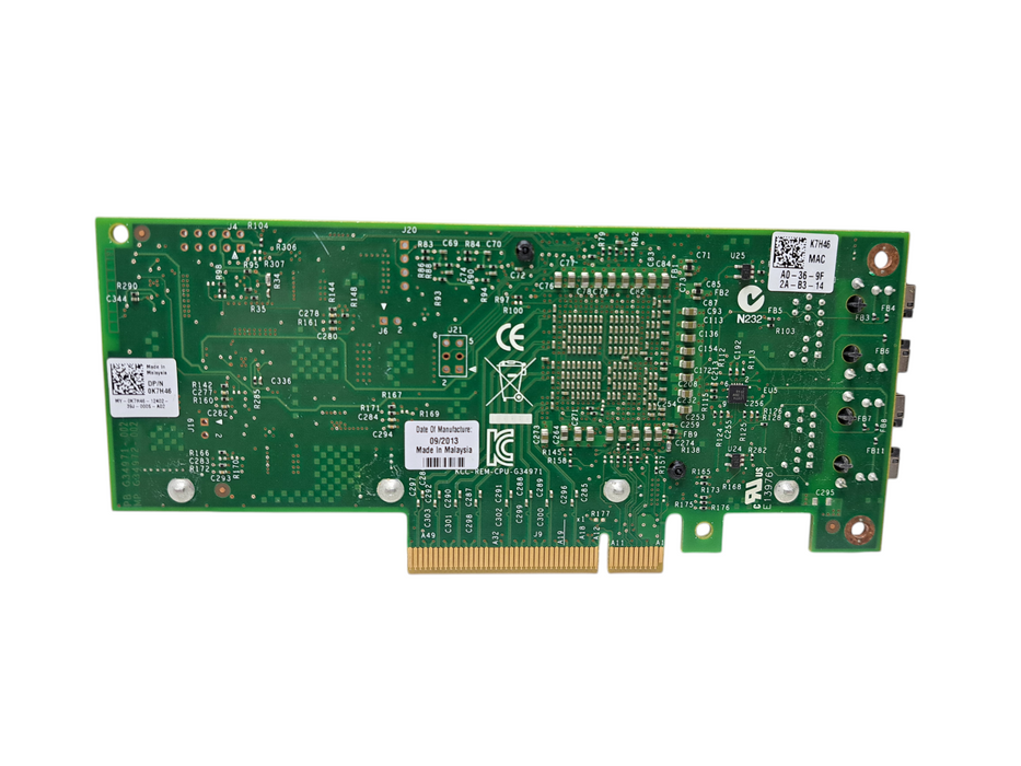 INTEL DELL X540-T2 CONVERGED Dual Port 10Gb Network Adapter 0K7H46 )