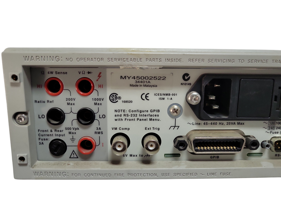 Agilent 34401A 6 1/2 Digit Multimeter  _