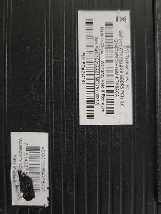 Nvidia Geforce GTX 980 4GB GDDR5 Graphics card _