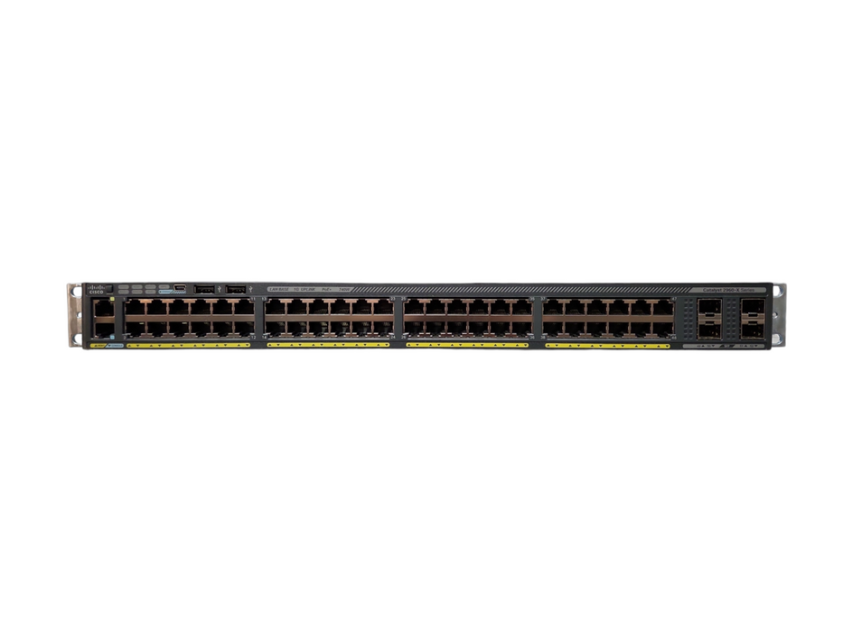 Cisco WS-C2960X-48FPS-L, 48 Port Gigabit PoE+ 740W Switch, 4x SFP