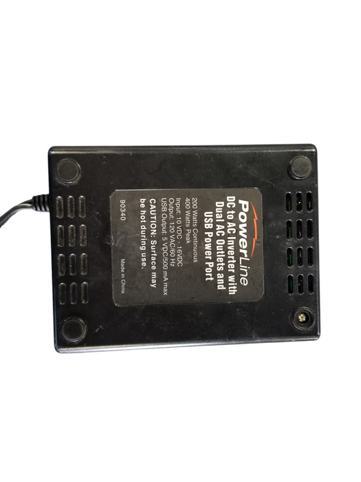 PowerLine DC to AC Inverter - 200 - 400W
