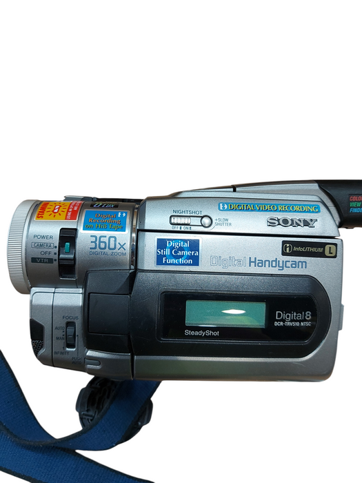 Sony Digital Handycam DCR-TRV510 Nightshot Camcorder 360x Zoom Untested