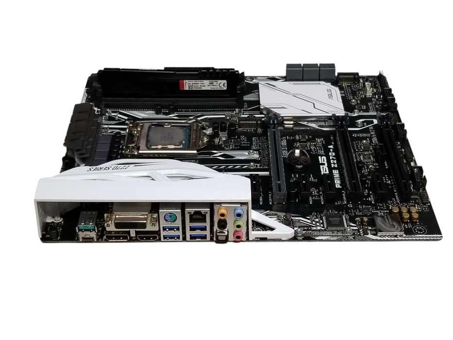 Asus Prime Z270-A w/ core i5-7600K CPU 8GB DDR4 RAM  IO Shield