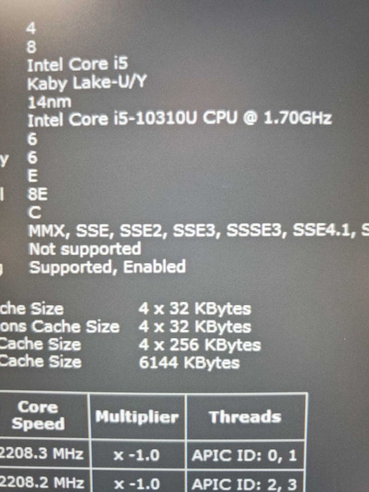 HP EliteBook 840 G7 i5-10310U|16GB RAM|256GB NVMe W/AC   Lap200