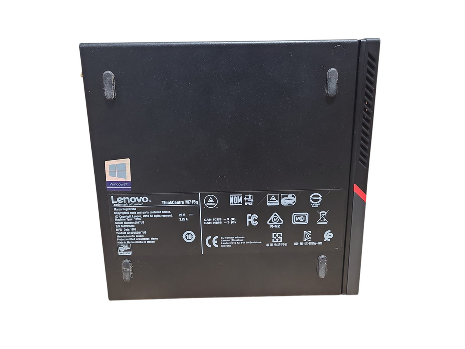 Lenovo ThinkCentre M715q - Ryzen 3 PRO 2200GE @ 3.20GHz 8GB RAM *NO SSD*