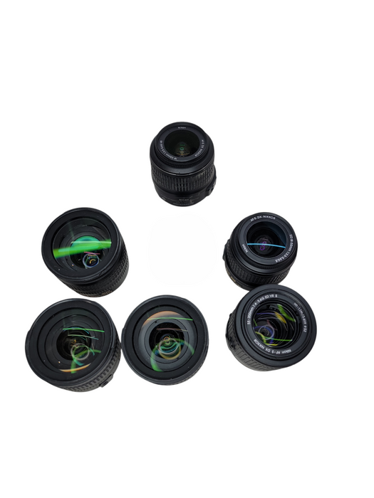 Lot of 6x - Nikon Lens' (READ) %